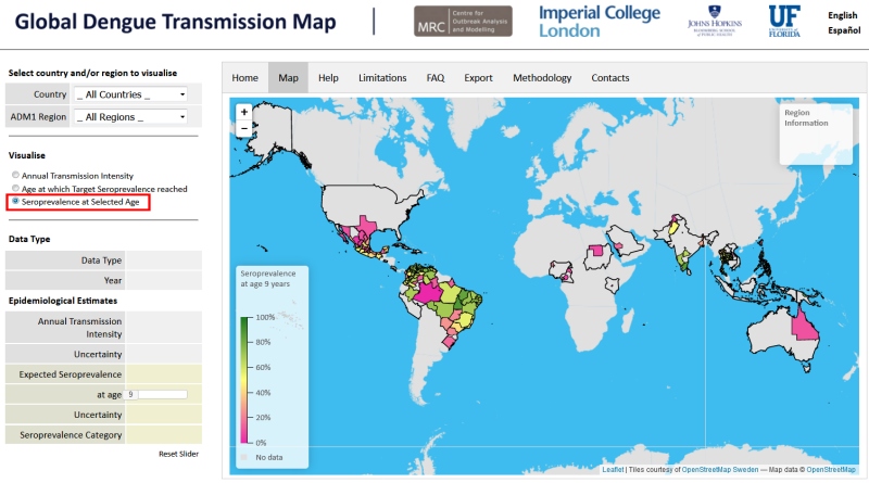 dengue map